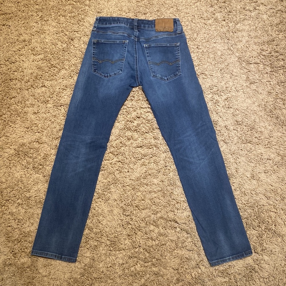 American Eagle Jeans Slim Dark Wash 28x30 - Picture 2 of 4